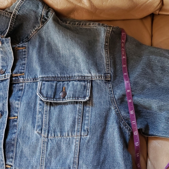 Anchor blue denim jacket size Large - Picture 16 of 16